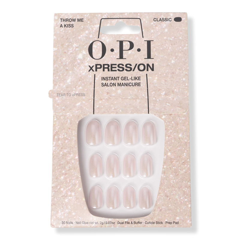 OPI xPRESS/On Short Solid Color Press On Nails #1