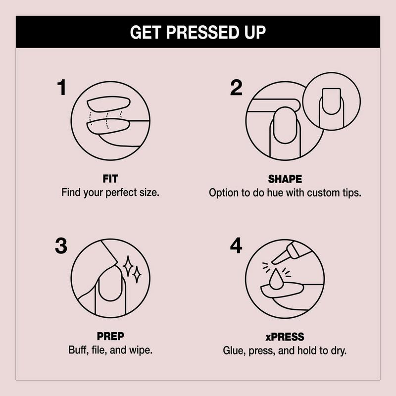 OPI xPRESS/On Short Solid Color Press On Nails #7