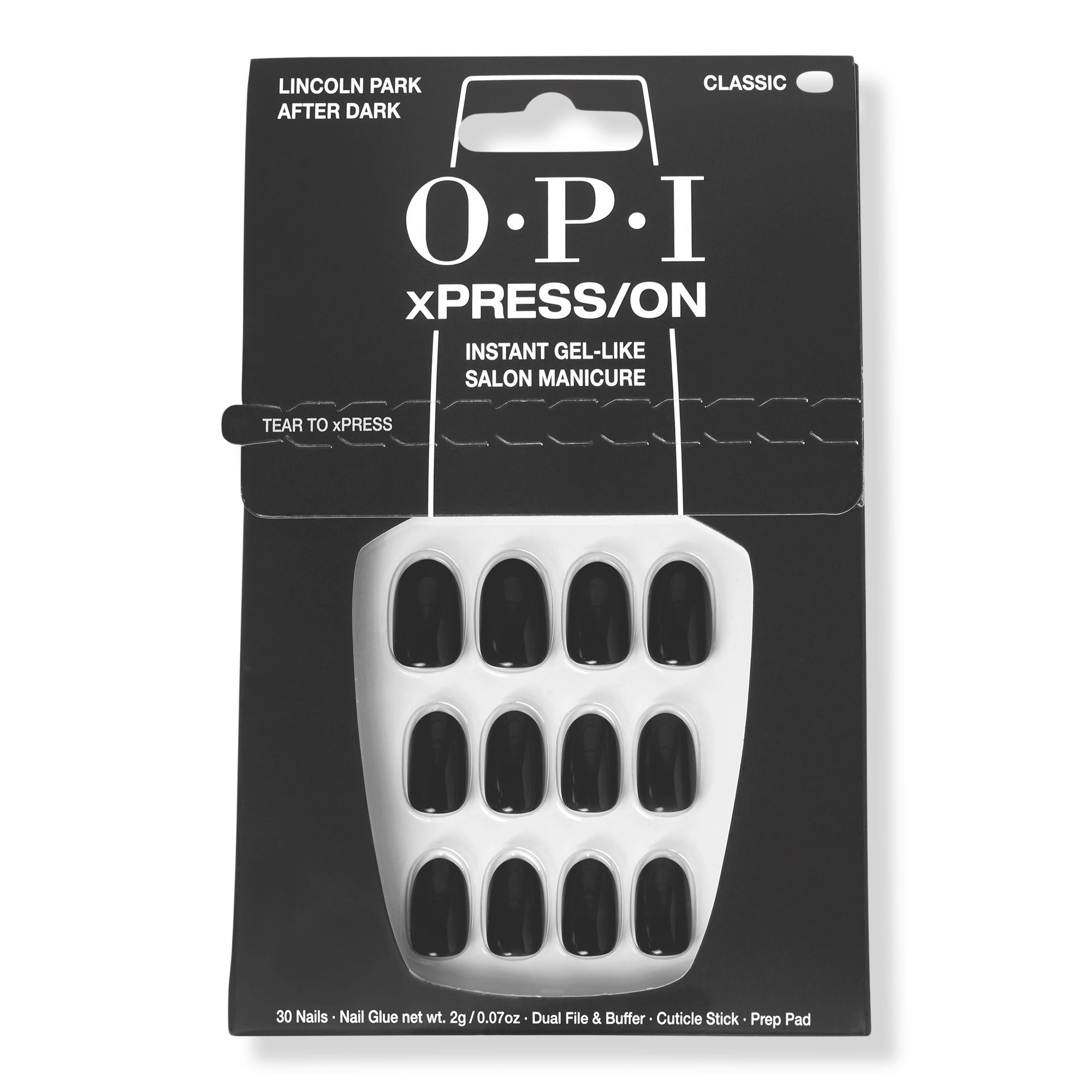 OPI xPRESS/On Short Solid Color Press On Nails #1