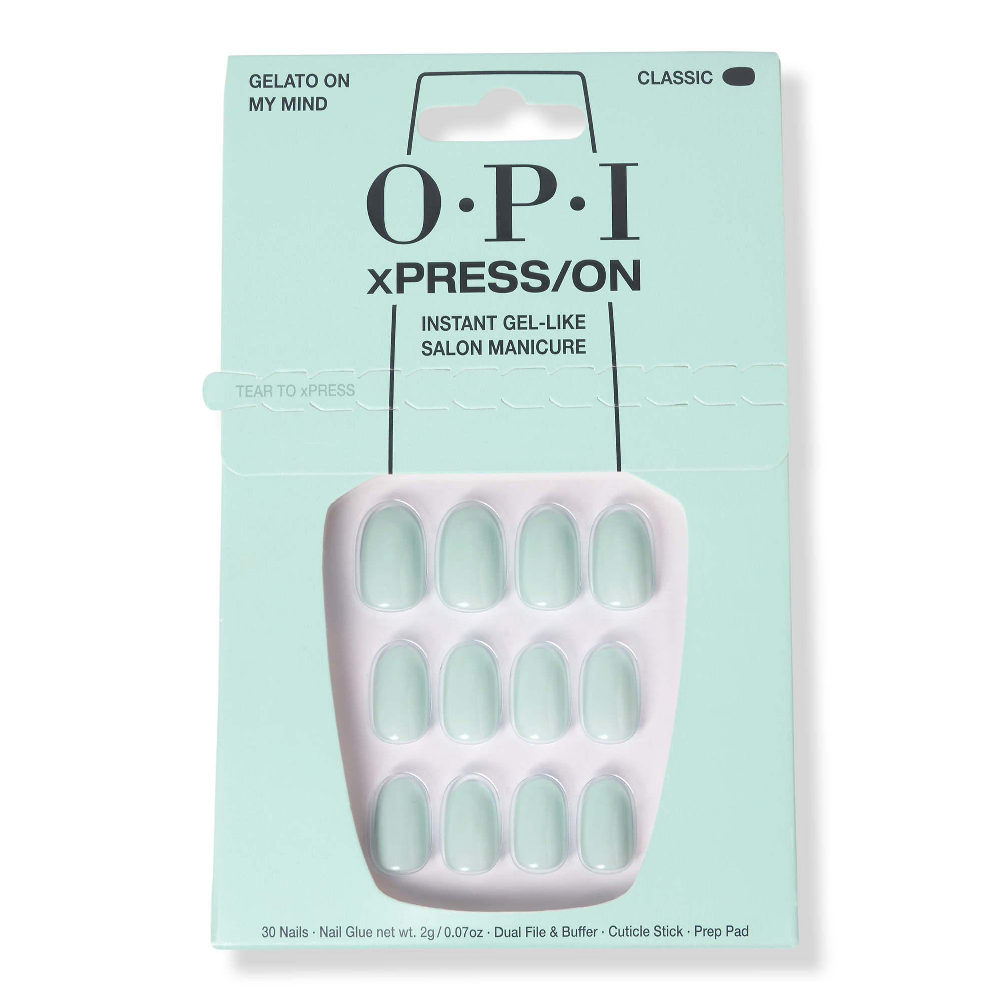 OPI xPRESS/On Short Solid Color Press On Nails #1