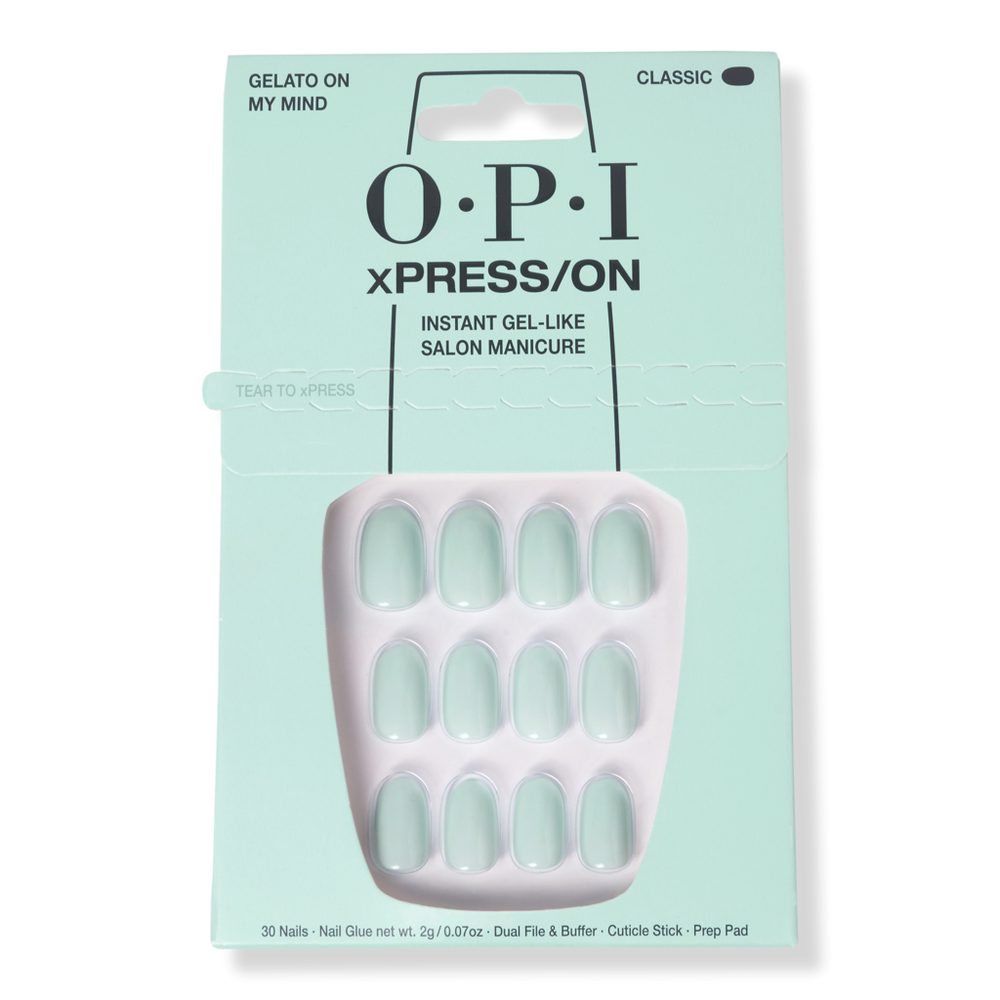 Opi Xpress/on Short Solid Color Press On Nails - Gelato On My Mind
