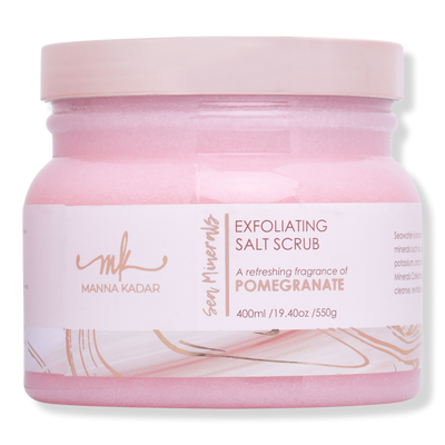 MANNA KADAR BEAUTY Pomegranate Sea Minerals Renewing Exfoliating Salt Scrub