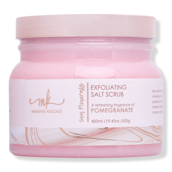 MANNA KADAR BEAUTY Pomegranate Sea Minerals Renewing Exfoliating Salt Scrub