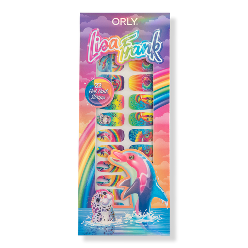 Orly x Lisa Frank Dancing Dolphins Gel Nail Strips