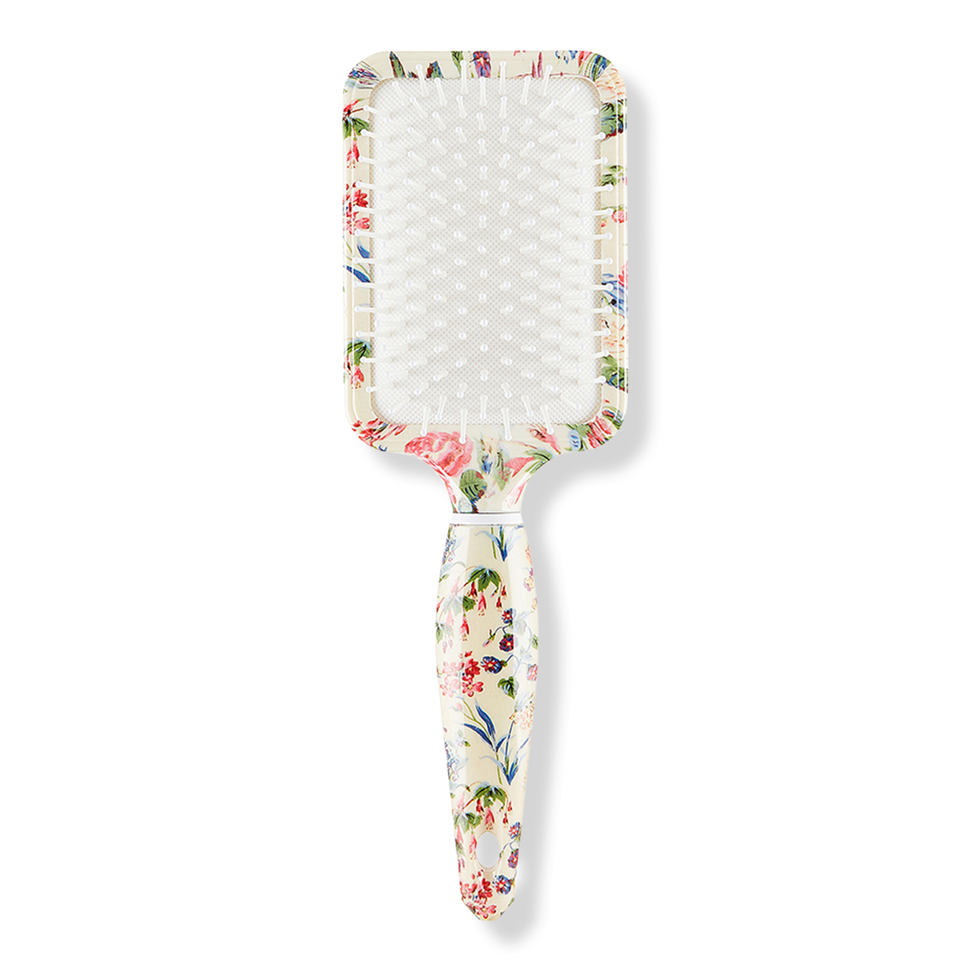 The Vintage Cosmetic Company Floral Print Rectangular Paddle Hair Brush #1