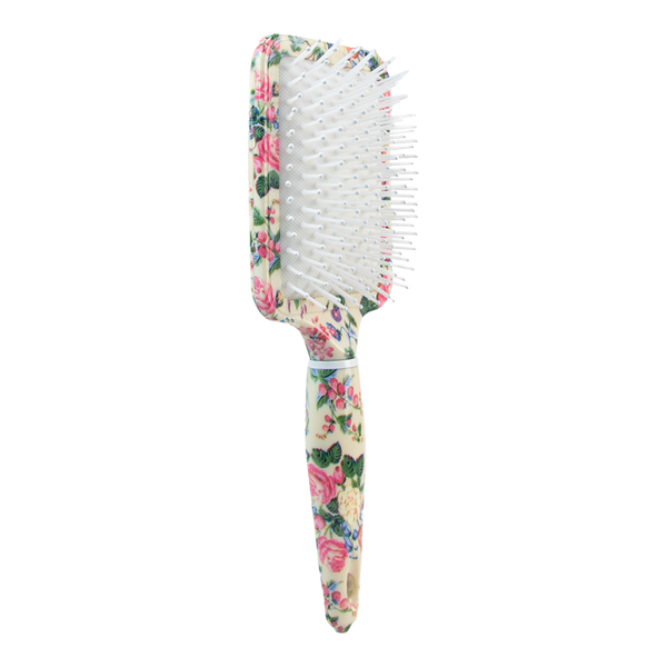 The Vintage Cosmetic Company Floral Print Rectangular Paddle Hair Brush #2