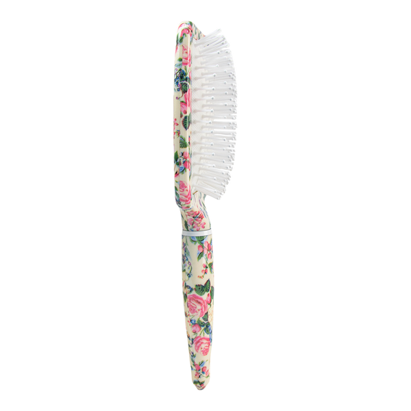 The Vintage Cosmetic Company Floral Print Rectangular Paddle Hair Brush #3