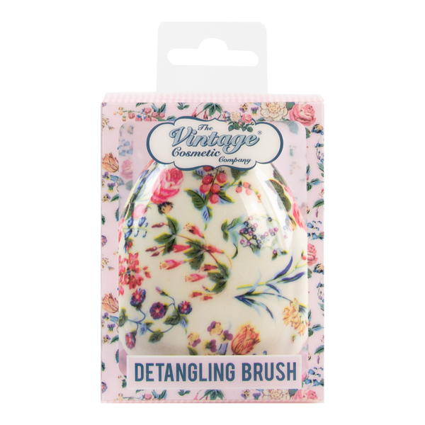 The Vintage Cosmetic Company Floral Print Detangling Hair Brush #2