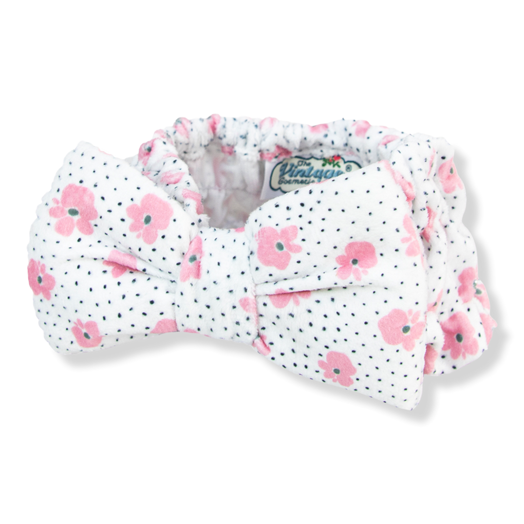 PinktownUSA White Floral Monogram Headband