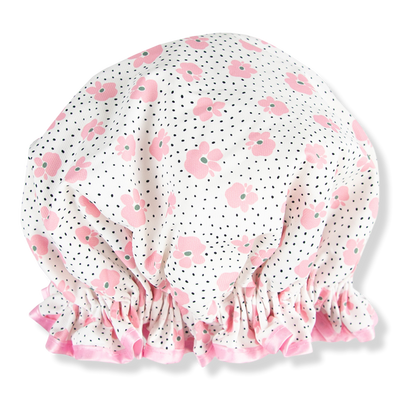 The Vintage Cosmetic Company Floral Print Lined Shower Cap