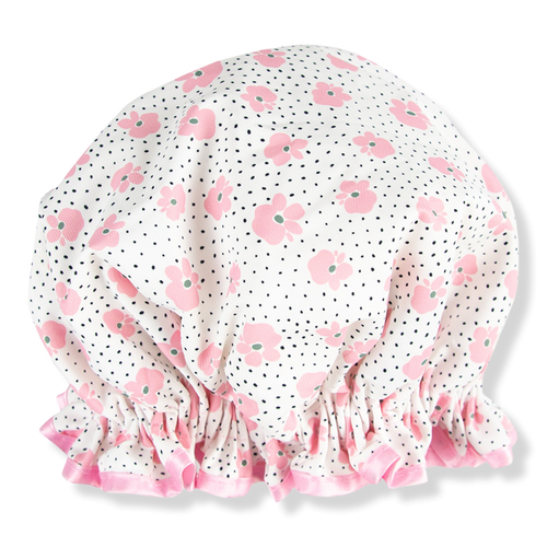 fabric lined shower cap