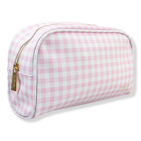 Pink Gingham Make-Up Bag
