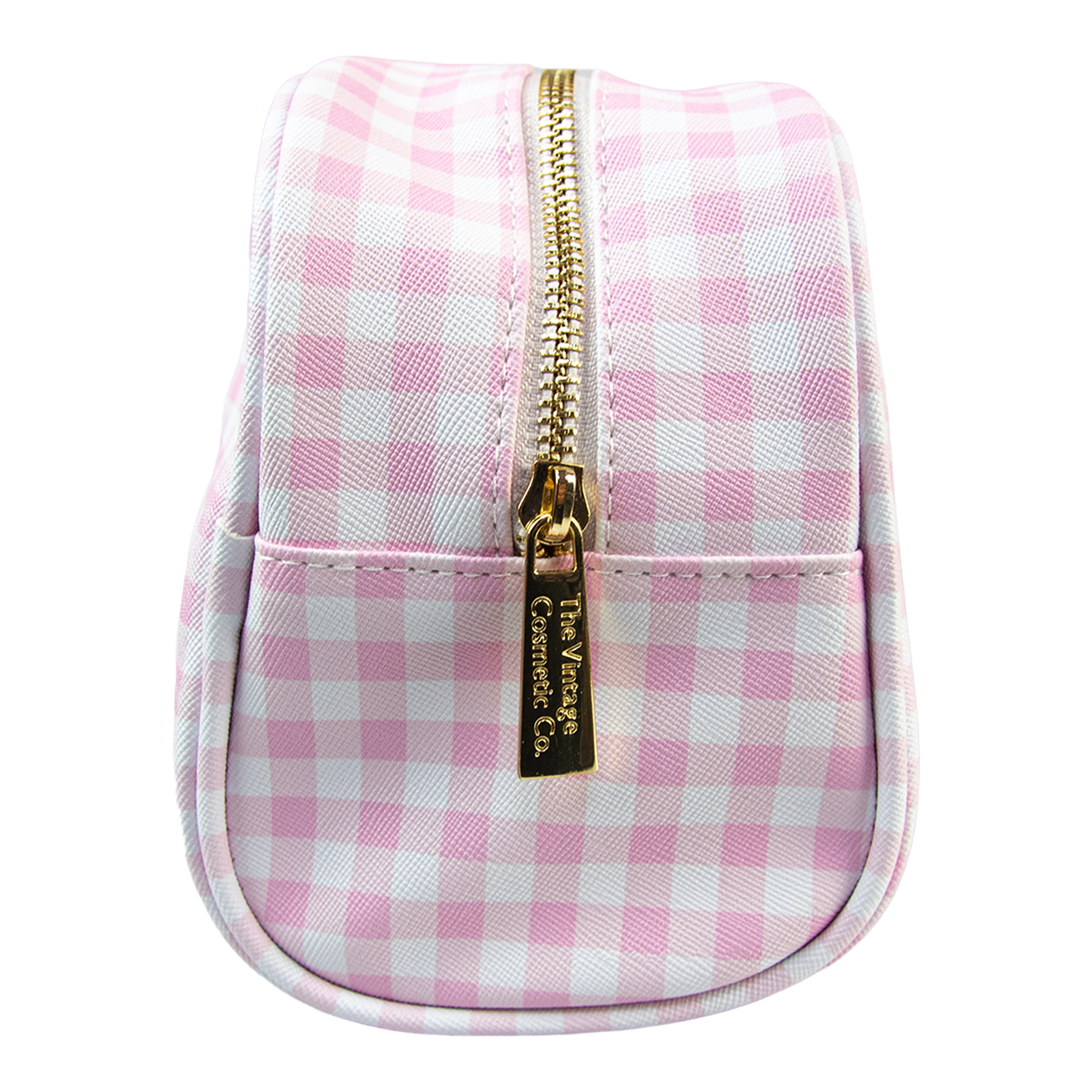 Pink Gingham Make-Up Bag