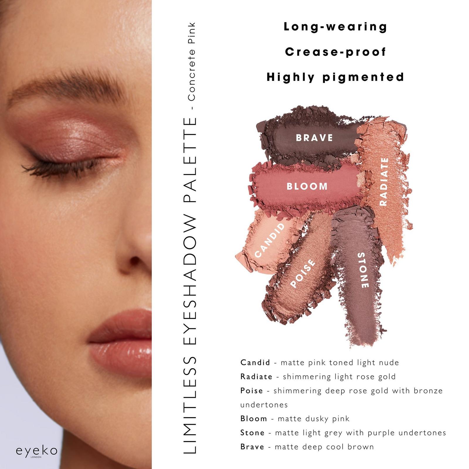 Limitless Eyeshadow Palette 4 - Concrete Pink