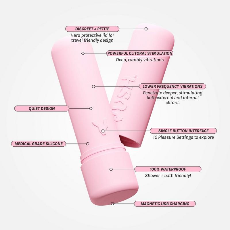 best soft vibrator Buy the Naughty Bits Just The Tip 10-function Rechargeable Bullet Vibrator main image 1