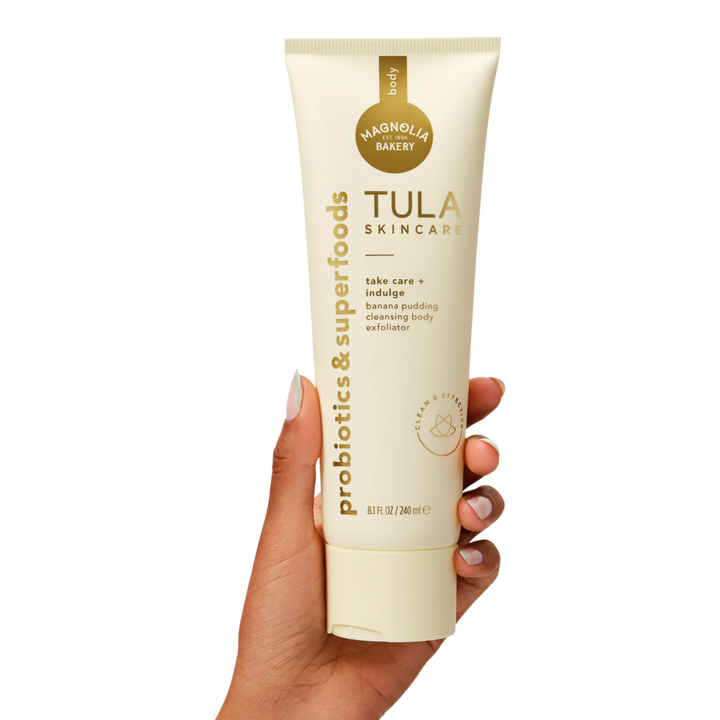 TULA Skincare x Magnolia Bakery Banana Pudding Cleansing Body Exfoliator