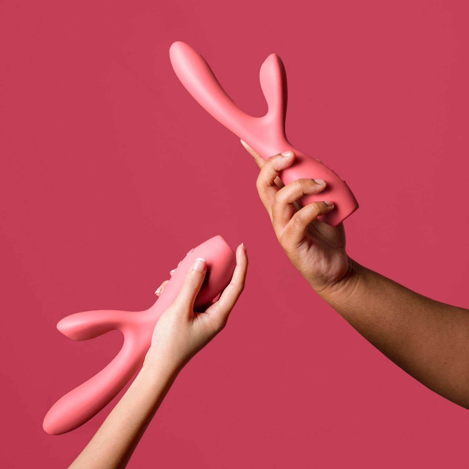 The Artist Rabbit Vibrator with Squeeze Sensors