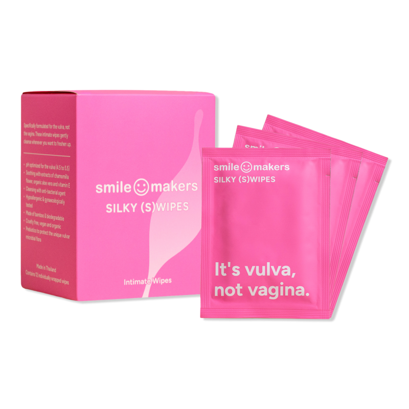 Smile Makers - Silky Swipes Individually Wrapped Intimate Wipes