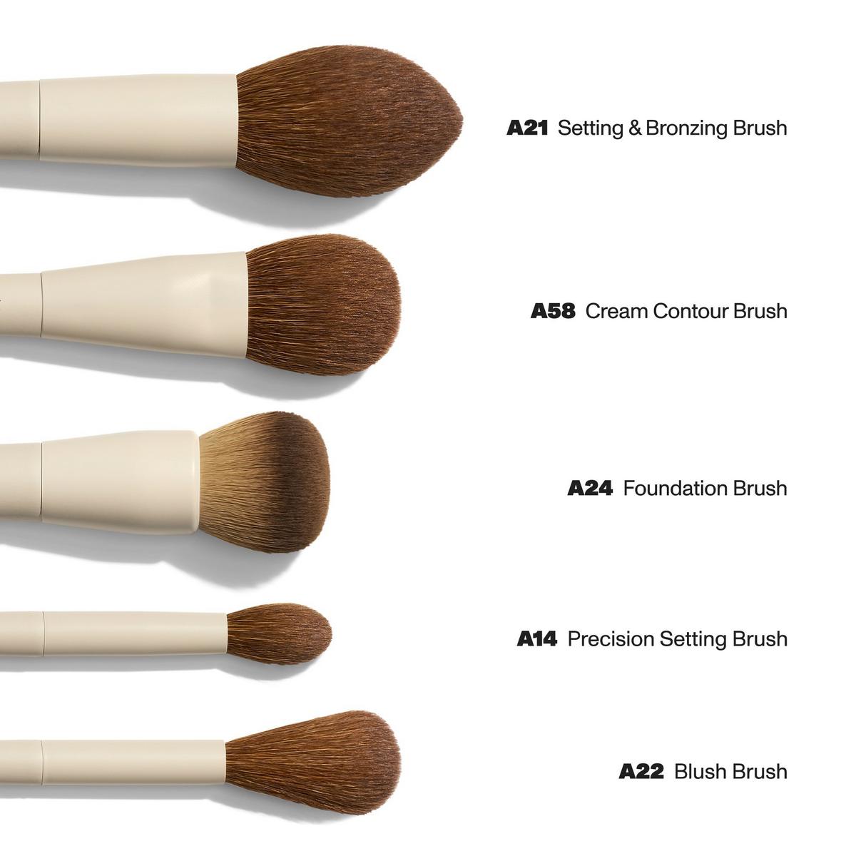 Morphe x Ariel eye and authentic face Brush set NWT