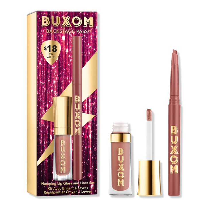 Buxom Backstage Pass Plumping Lip Gloss and Liner Set #1