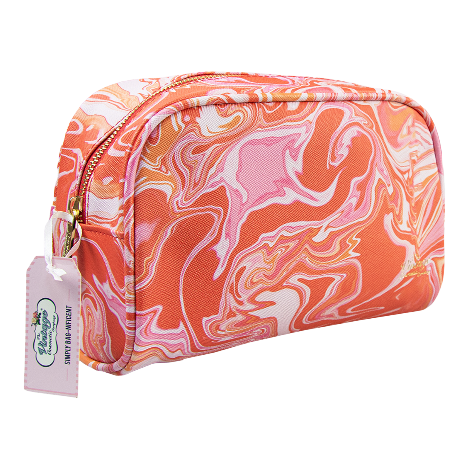 Marble Print Make-Up Bag