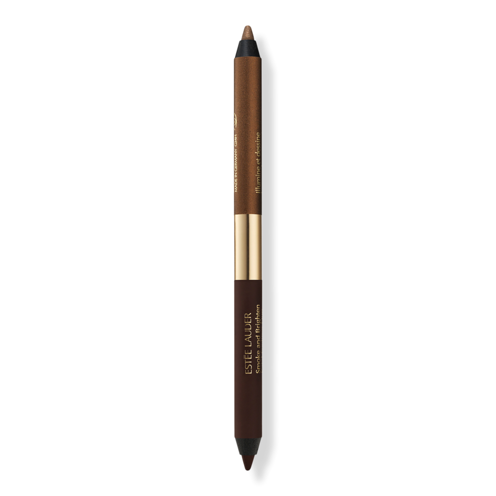 Estée Lauder Smoke And Brighten Kajal Eyeliner Duo - Dark Chocolate In Brown