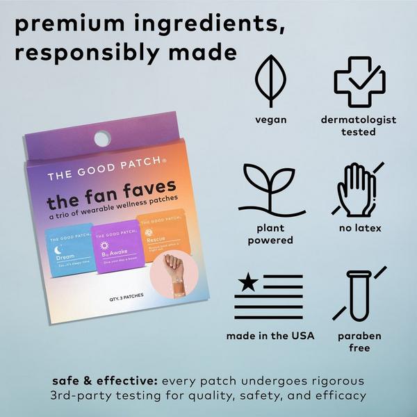 The Good Patch The Fan Faves Wearable Wellness Gift Set #5