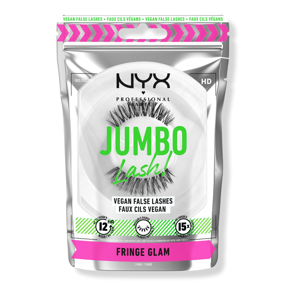 Nyx Professional Makeup Jumbo Lash! False Lashes - Fringe Glam In Black