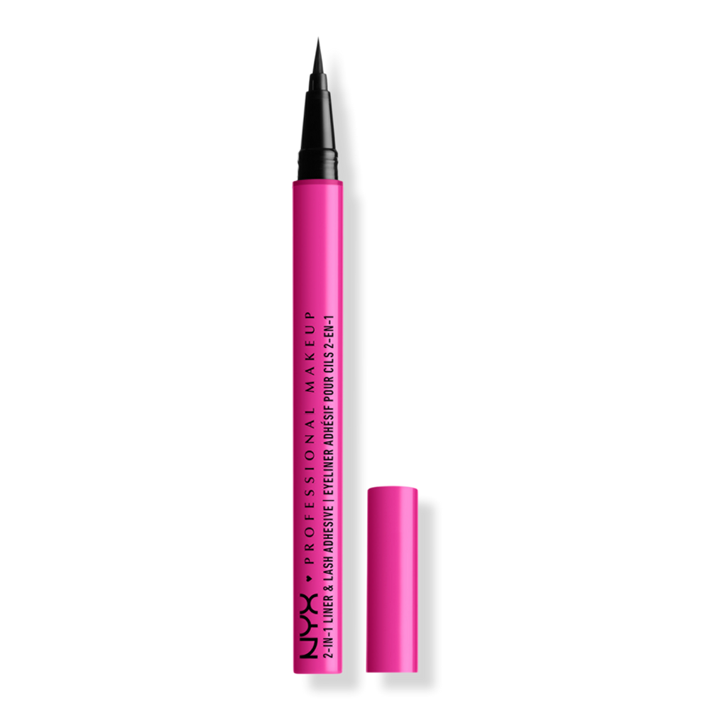 Nyx Professional Makeup Jumbo Lash 2-in-1 Eyeliner And Lash Adhesive - Baddest Black