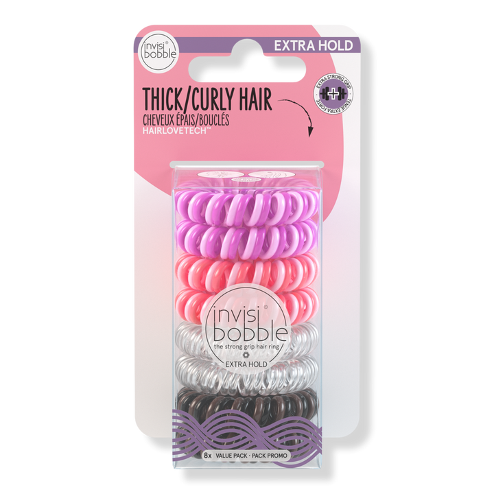 Invisibobble EXTRA HOLD Spiral Hair Tie Value Pack - Color Control #1