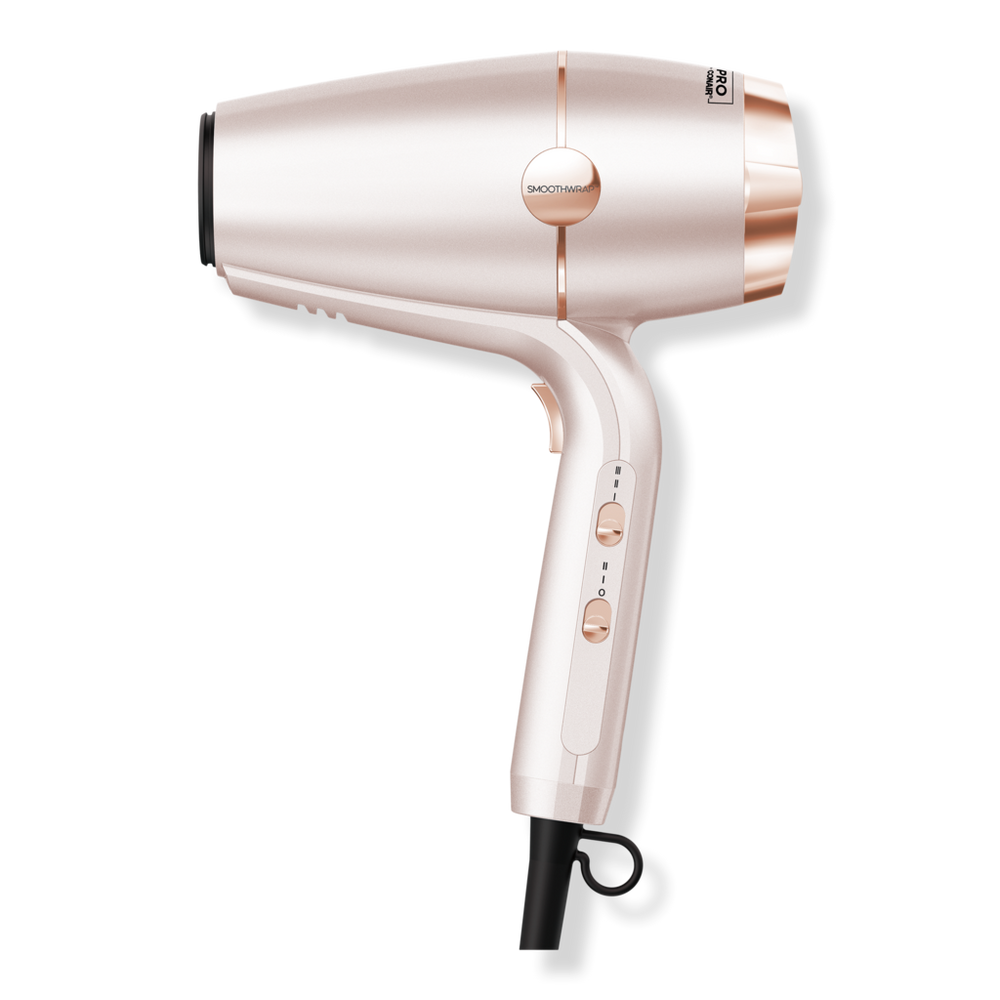 Conair Infinitipro By  Smoothwrap Hair Dryer With Dual Ion Therapy - Light Pink Metallic In Pink