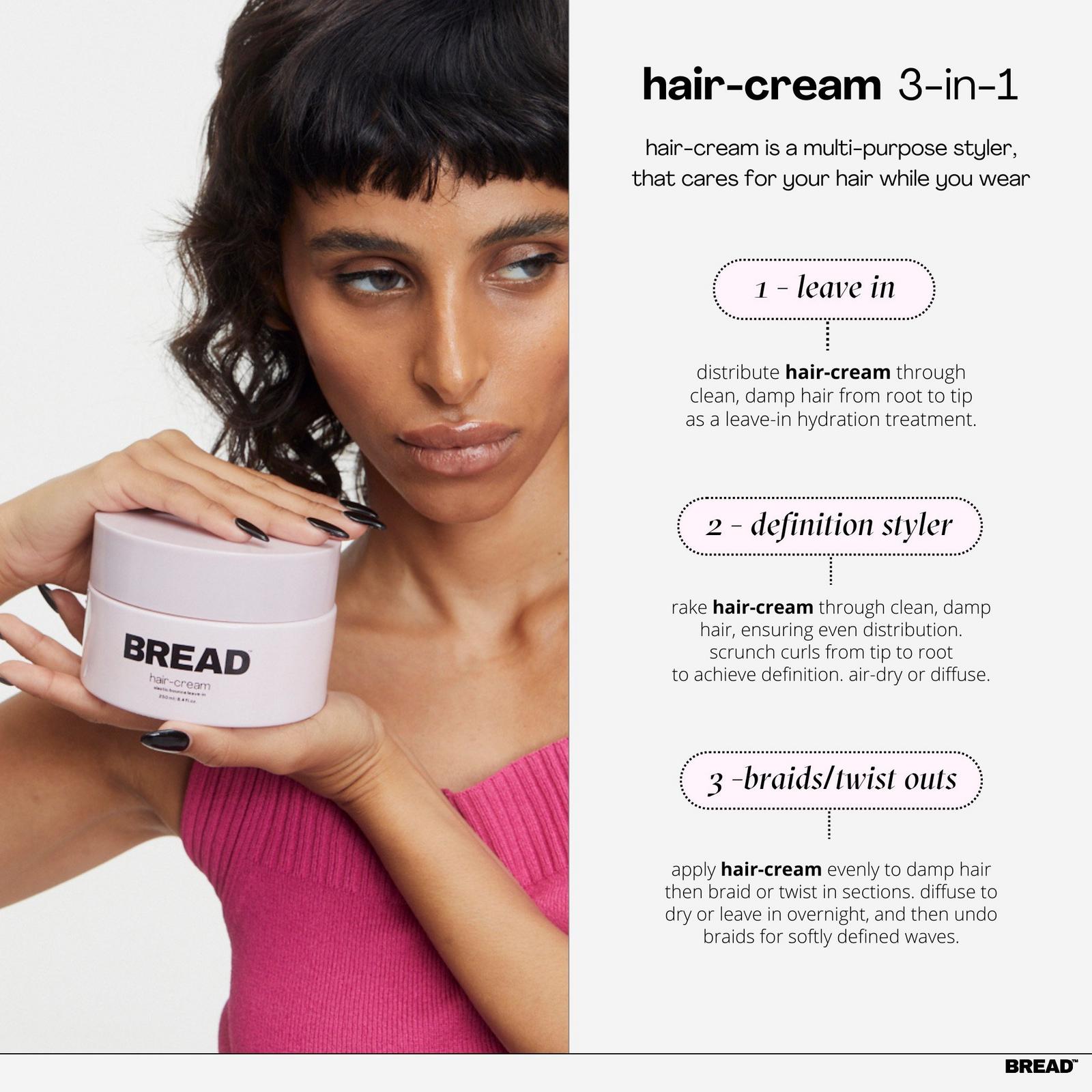 Hair-Cream Leave-In Curl Cream