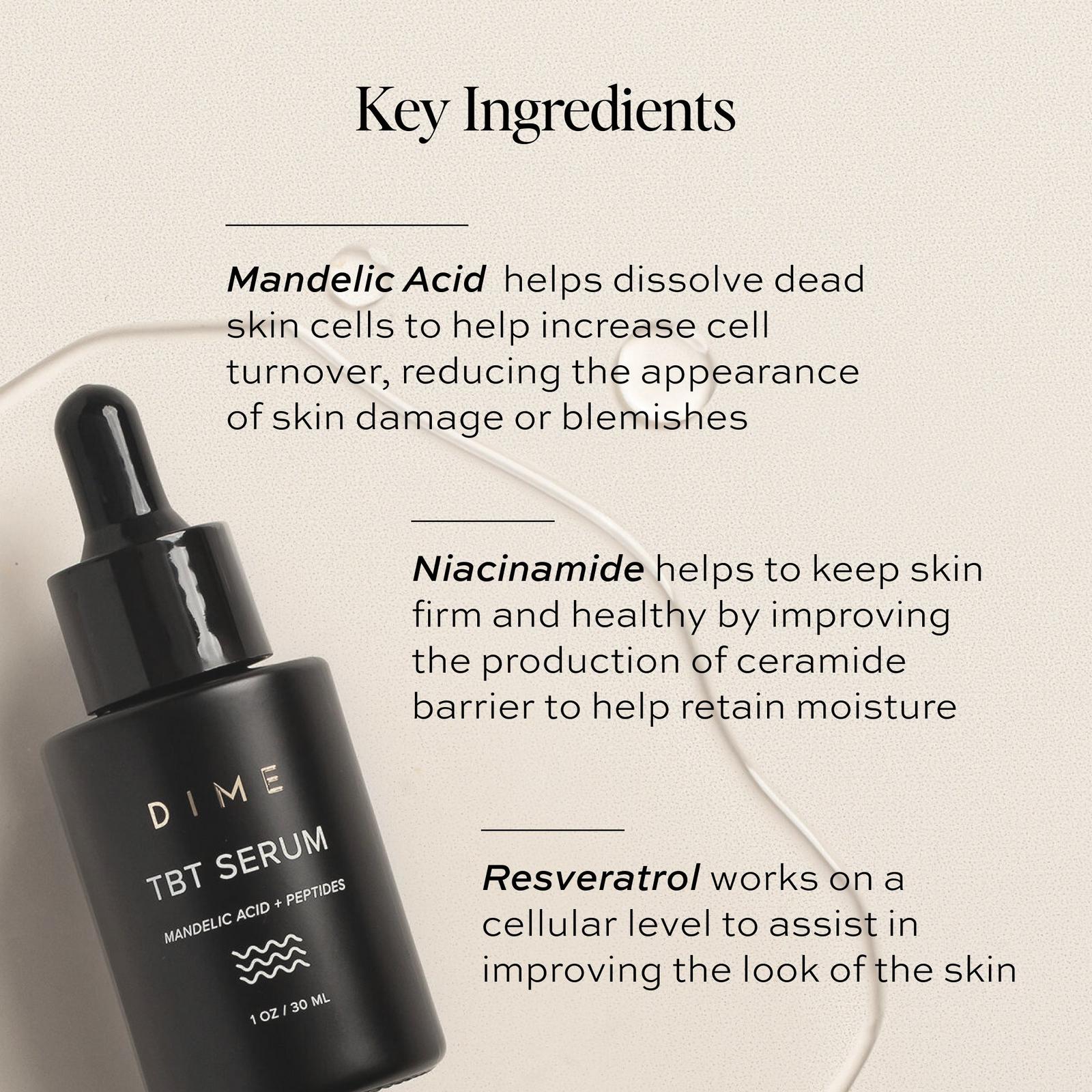 TBT Serum: Mandelic Acid + Peptides