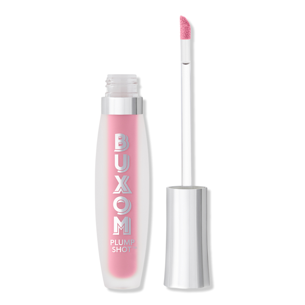 Buxom Plump Shot Plumping And Smoothing Lip Serum Gloss With Peptides And Hyaluronic Acid - Lingerie In Nude