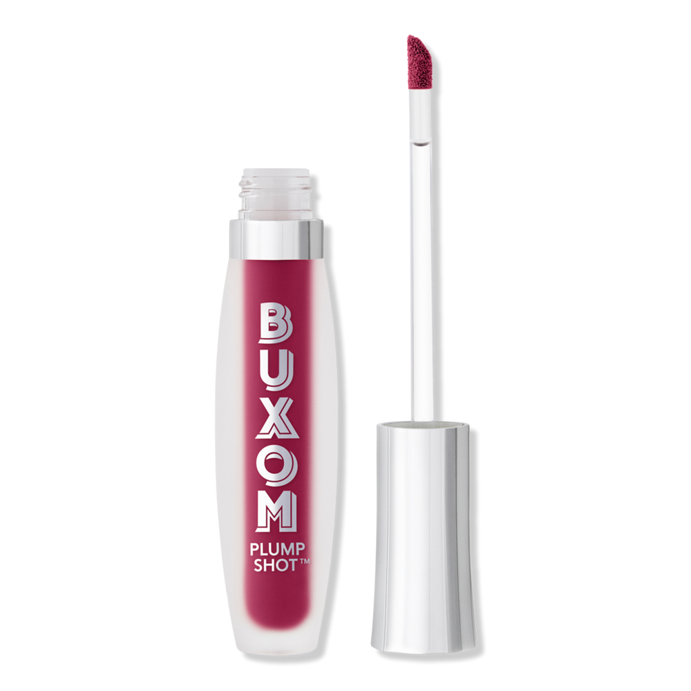 Buxom Plump Shot Plumping And Smoothing Lip Serum Gloss With Peptides And Hyaluronic Acid - Fuschia You