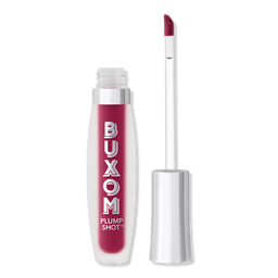 Buxom Plump Shot Plumping and Smoothing Lip Serum Gloss with Peptides and Hyaluronic Acid - Fuschia You