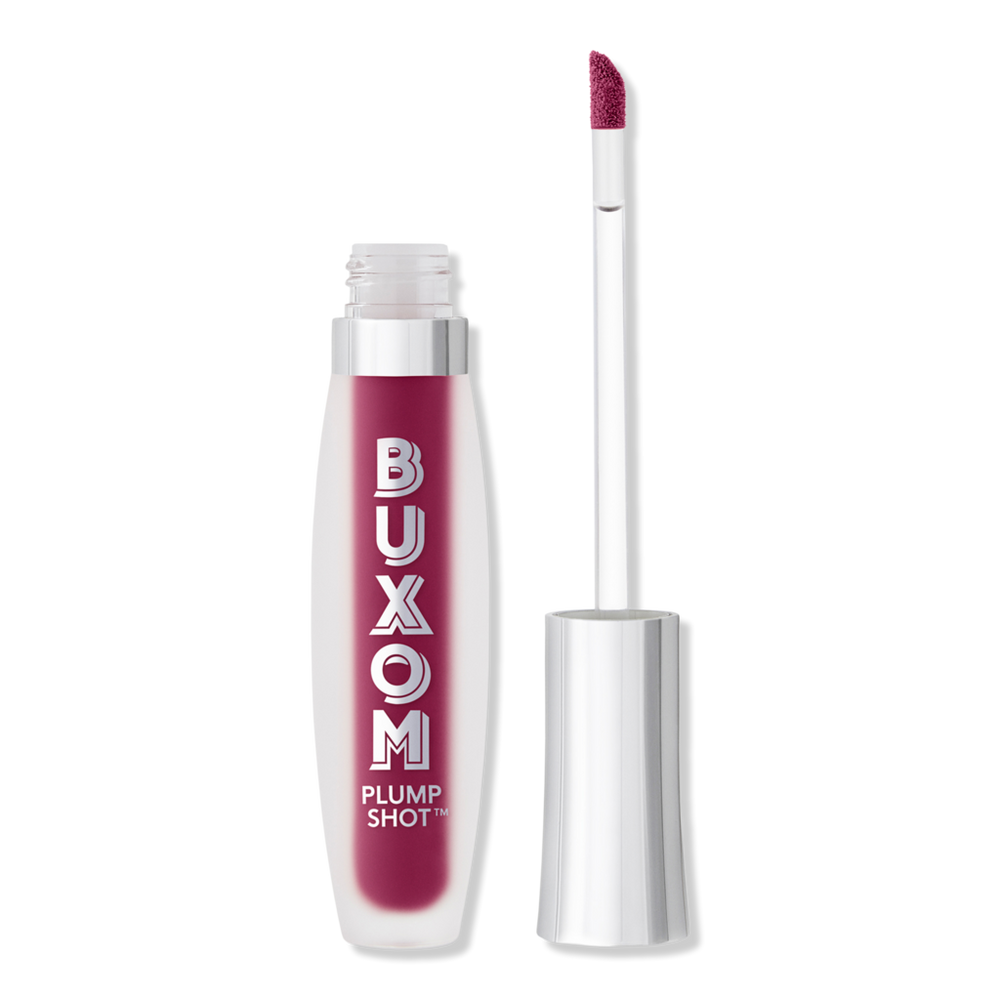 Buxom Plump Shot Plumping And Smoothing Lip Serum Gloss With Peptides And Hyaluronic Acid - Plum Power In Purple