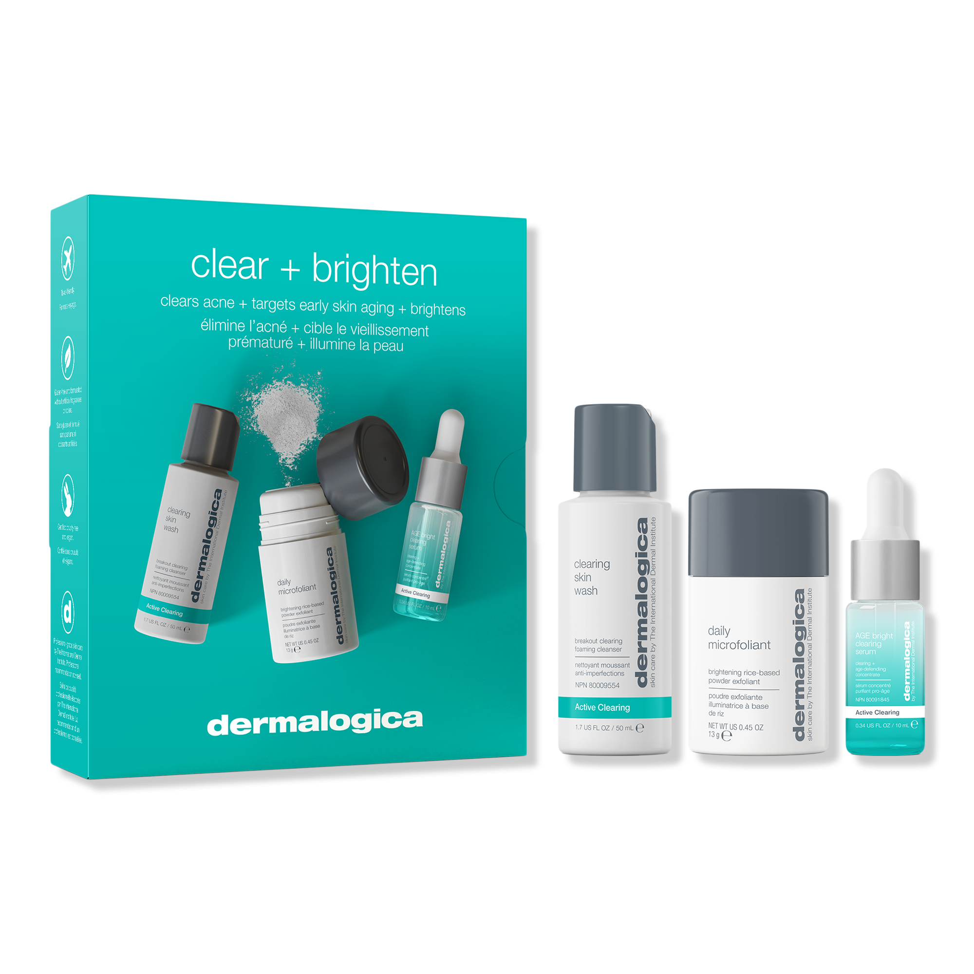 Dermalogica Clear and Brighten Skincare Kit #1