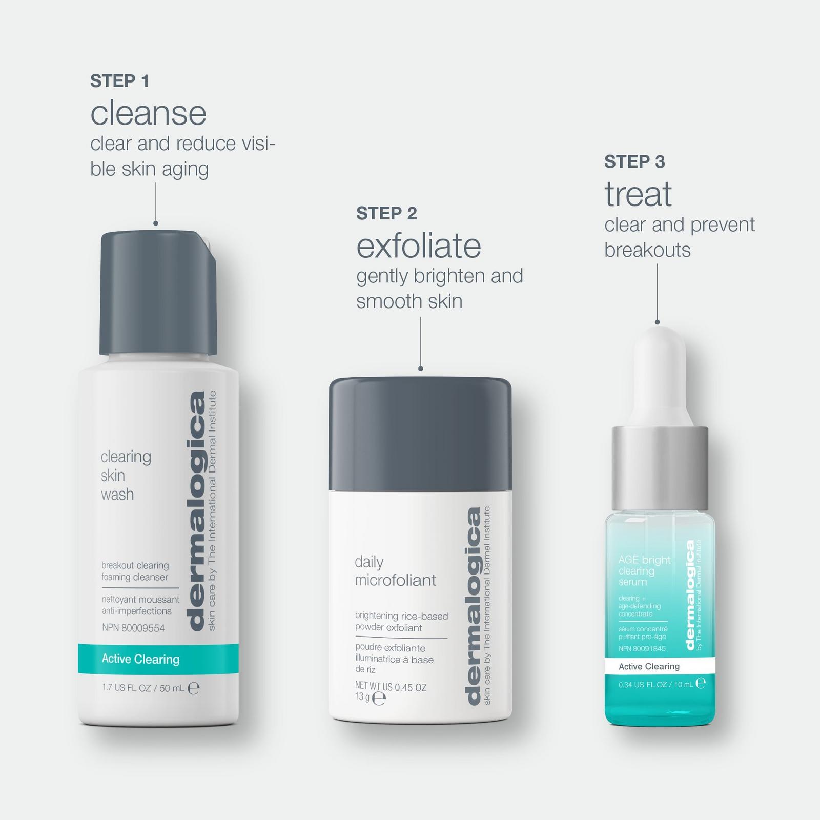Clear and Brighten Skincare Kit