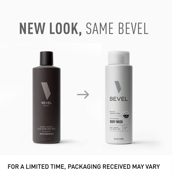 BEVEL Exfoliating Body Wash Dark Classic Scent #3
