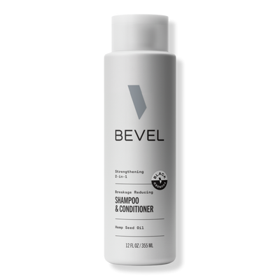 BEVEL 2-in-1 Strengthening Shampoo & Conditioner with Hemp Seed Oil