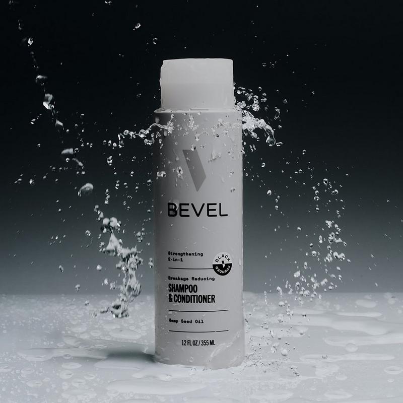 BEVEL - 2-in-1 Strengthening Shampoo & Conditioner with Hemp Seed