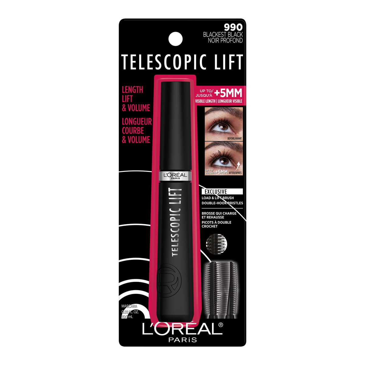 Telescopic Lift Washable Mascara