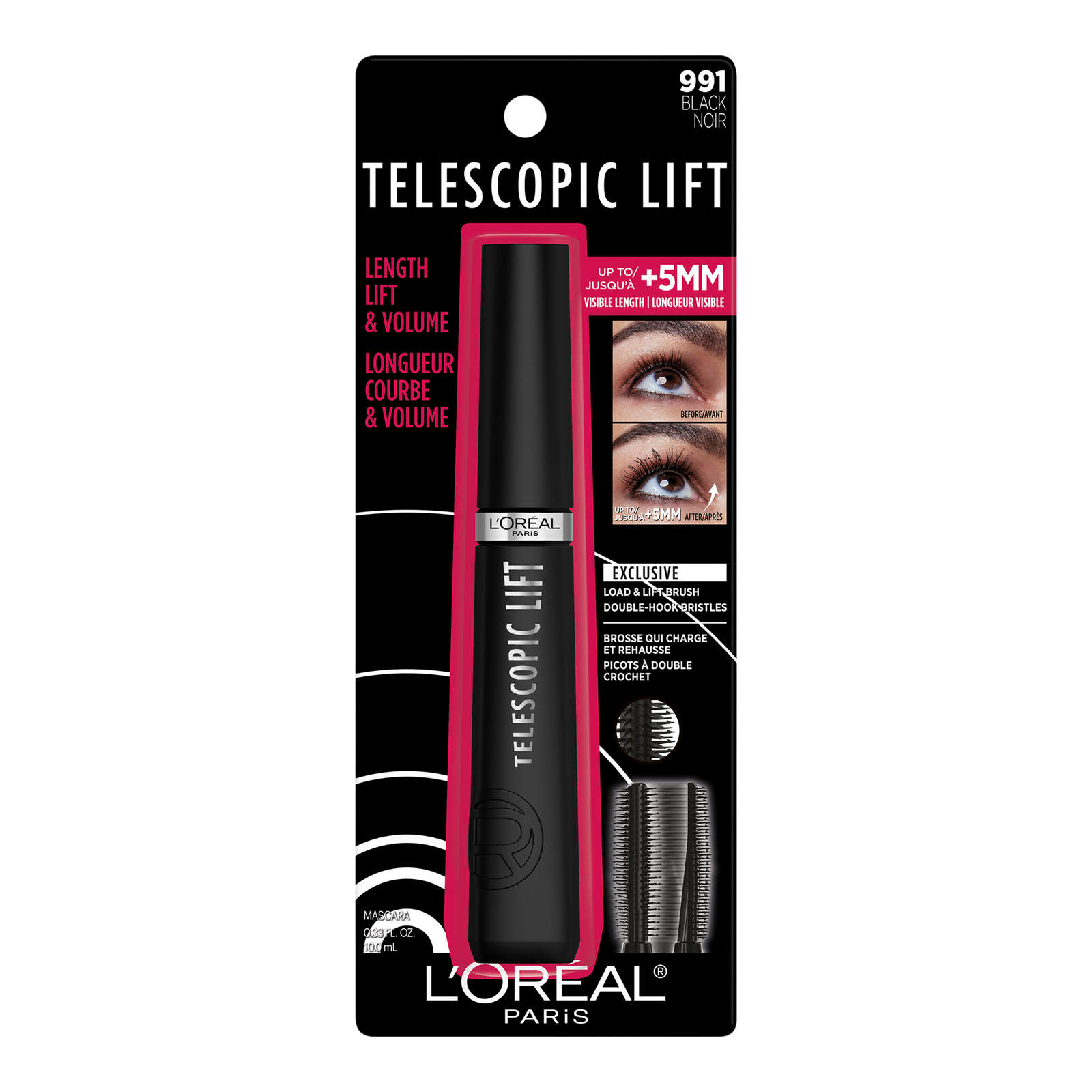 Telescopic Lift Washable Mascara