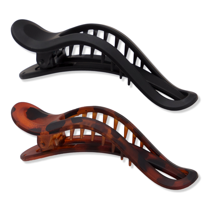 Kitsch Flat Lay Curved Claw Clips 1