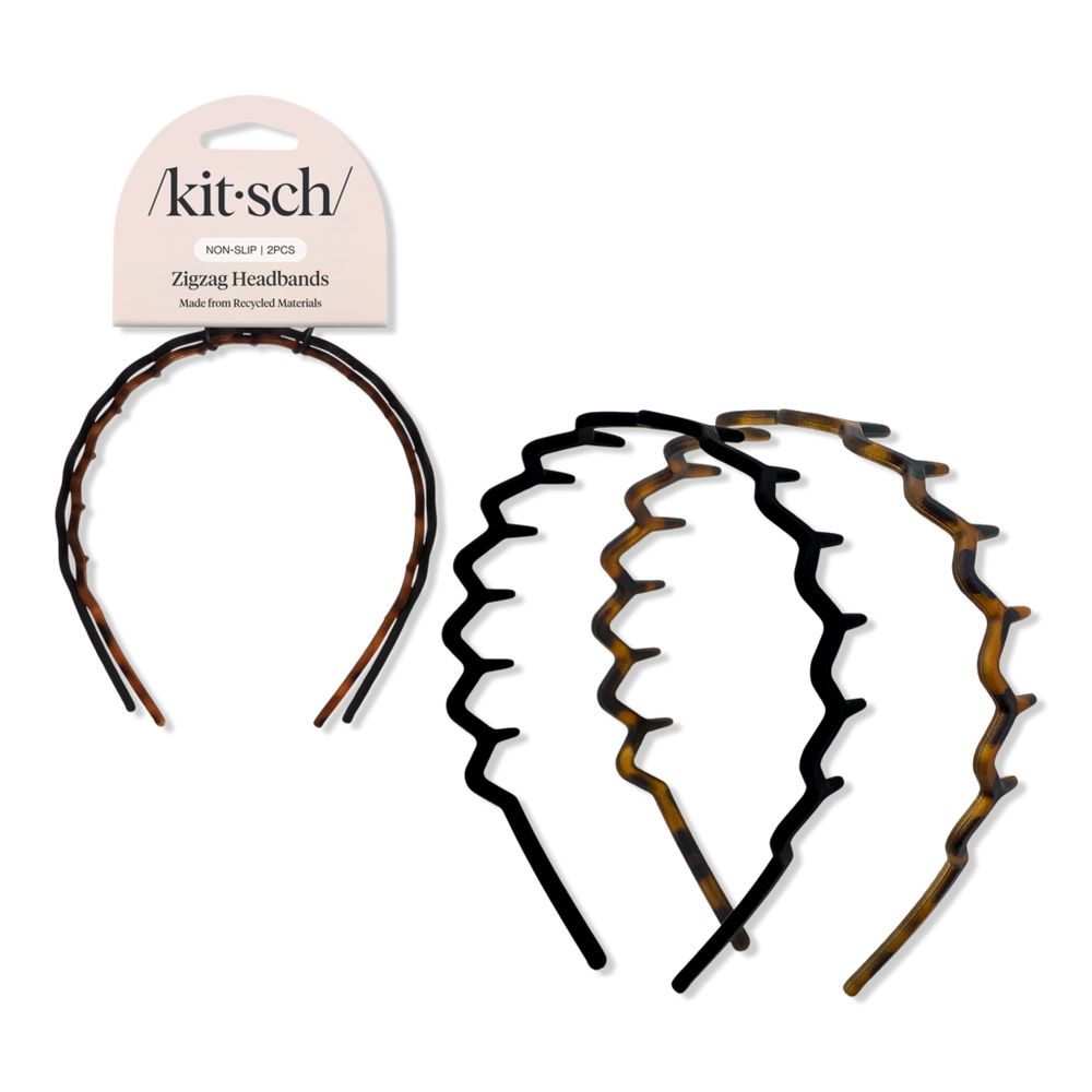 Kitsch Zigzag Headbands Set