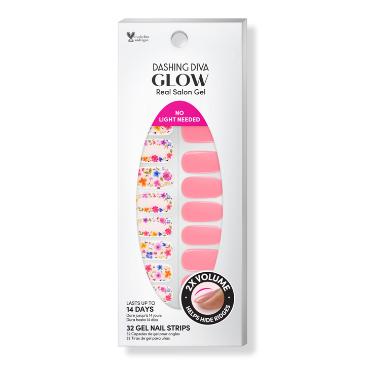 Dashing Diva Ballet Blooms Real Salon Gel Glow Art #1