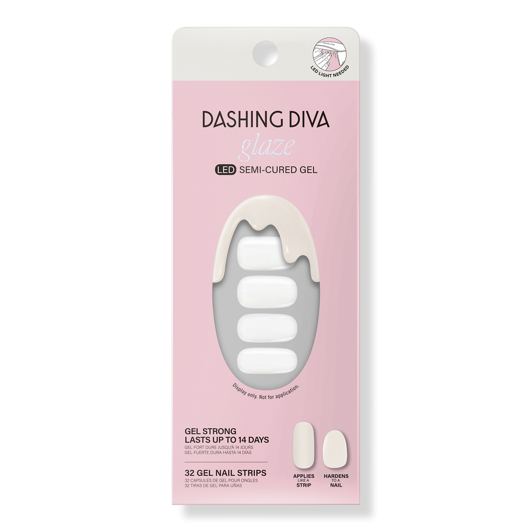 Dashing Diva Swiss Alps Glaze Semi-Cured Gel Art #1