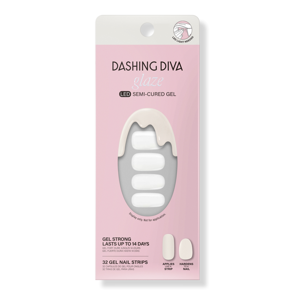 Dashing Diva Swiss Alps Glaze Semi-cured Gel Art