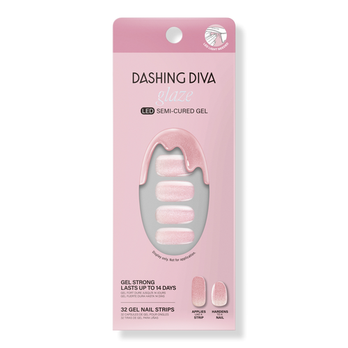 Ballerina Blush Glaze Semi - Cured Gel Art